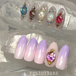 ジュエリー風ネイルのネイルデザイン ネイルブック