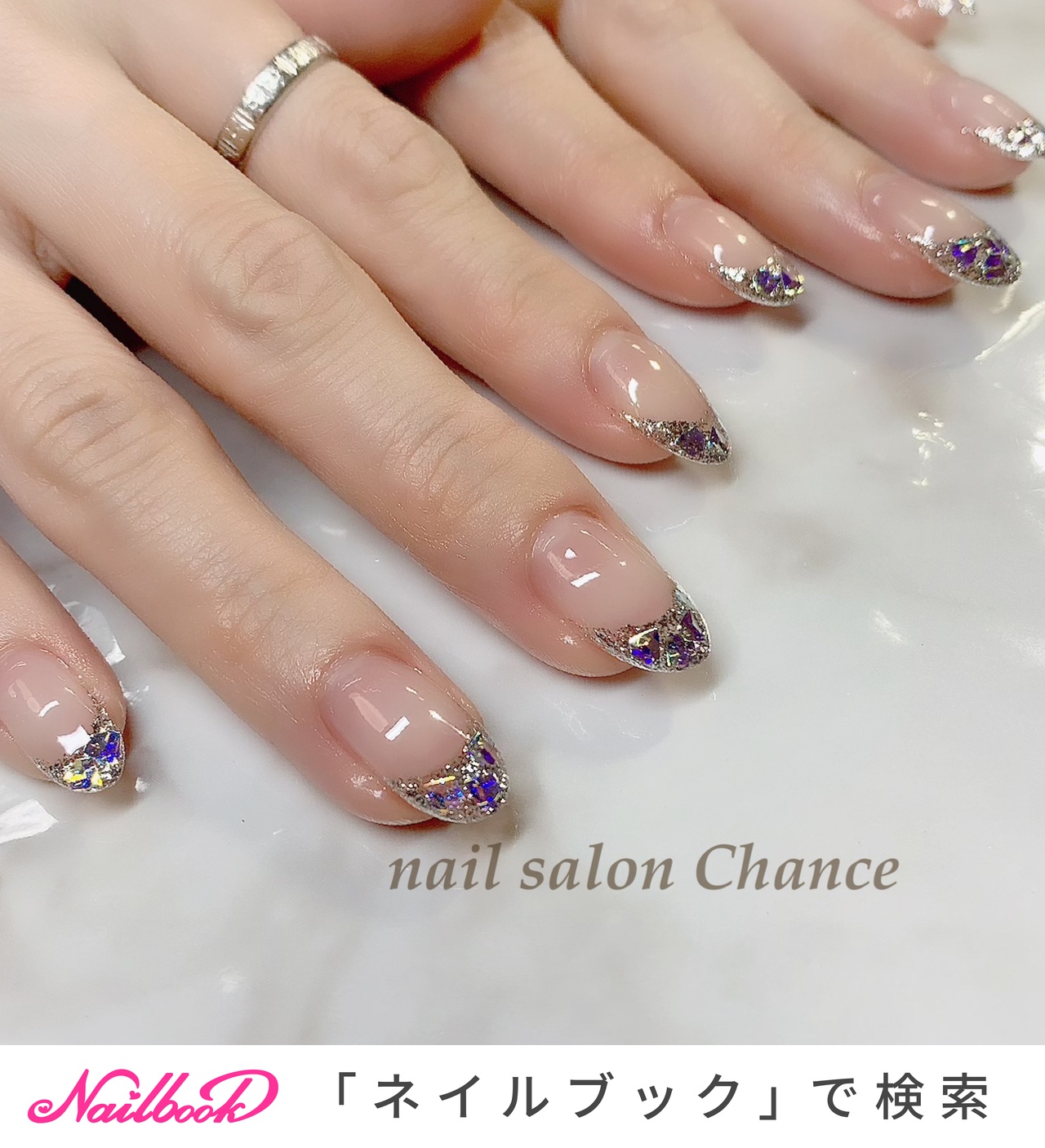 夏 冬 オフィス ブライダル ハンド Nailsalon Chanceのネイルデザイン No ネイルブック