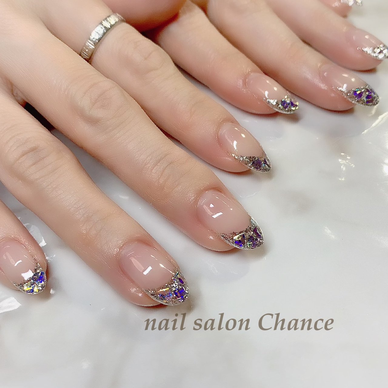 夏 冬 オフィス ブライダル ハンド Nailsalon Chanceのネイルデザイン No ネイルブック