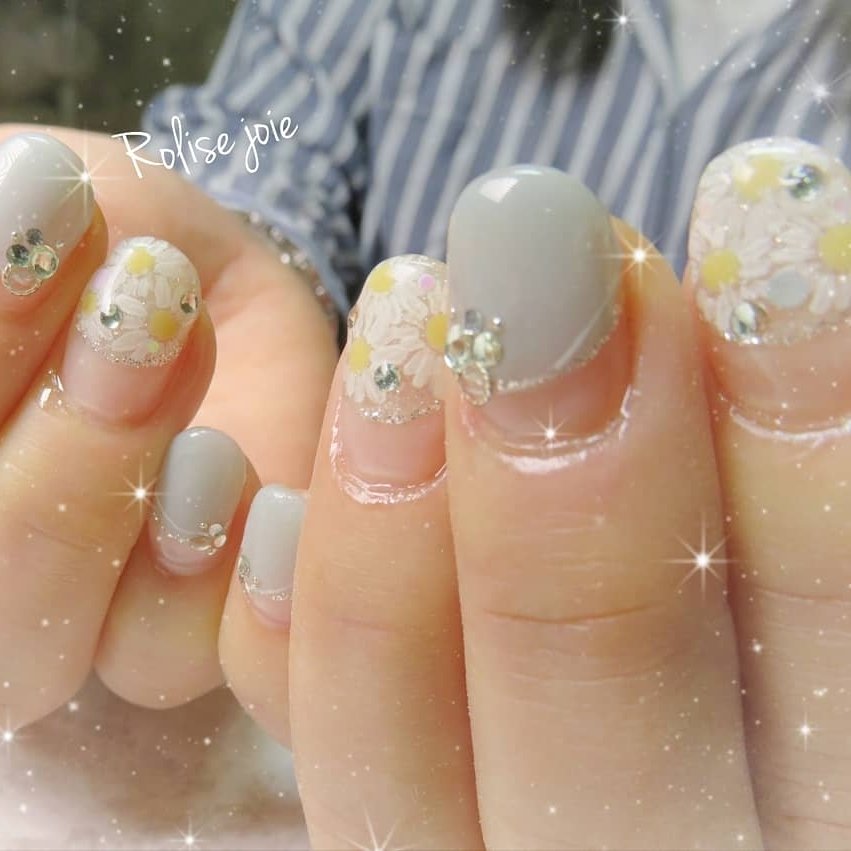 春 オフィス デート 女子会 ハンド ローリーズ ジョワ 下吹越のネイルデザイン No ネイルブック