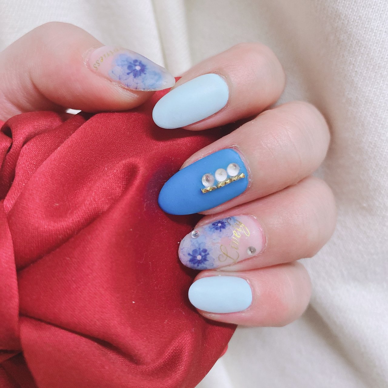 春 ハンド マット ミディアム ホワイト えりかのネイルデザイン No ネイルブック