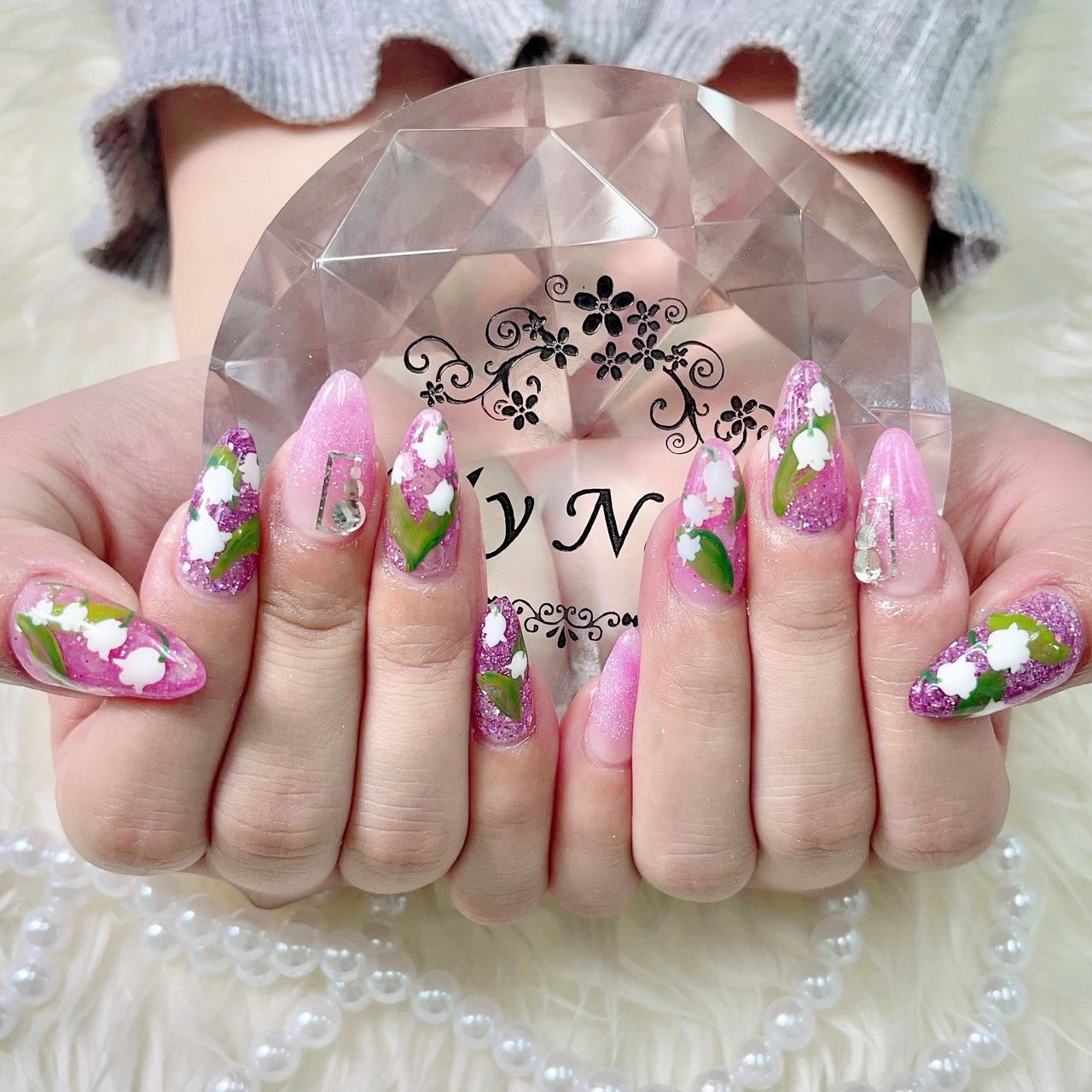 春 オールシーズン ハンド グラデーション ホログラム My Nailのネイルデザイン No ネイルブック