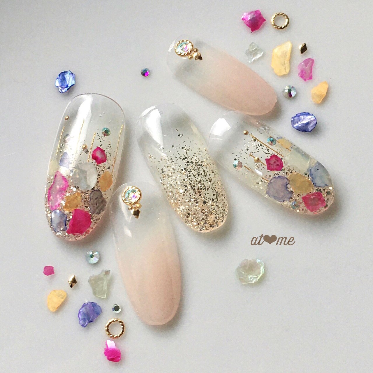 夏 旅行 海 リゾート ハンド At Meのネイルデザイン No ネイルブック