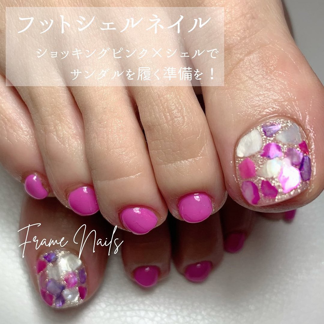 春 夏 旅行 リゾート フット Mikiのネイルデザイン No ネイルブック