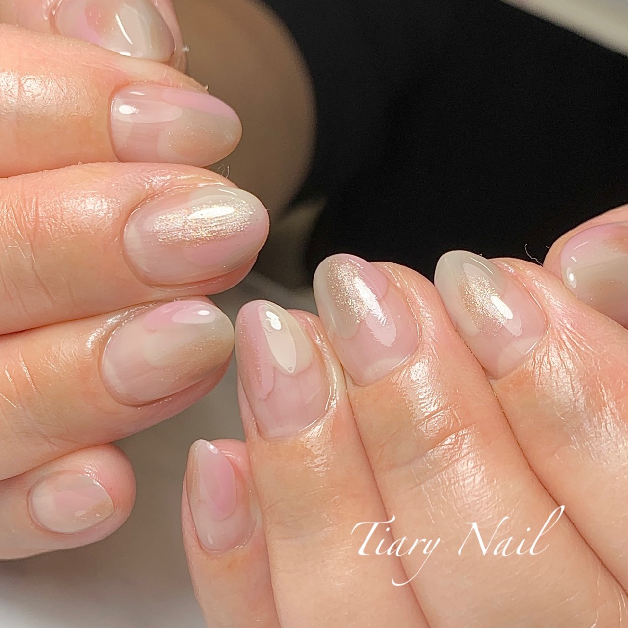 春 オフィス ブライダル 女子会 シンプル Tiarynail ティアリーネイルのネイルデザイン No ネイルブック