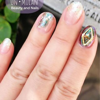 玉虫色ネイルのネイルデザイン ネイルブック