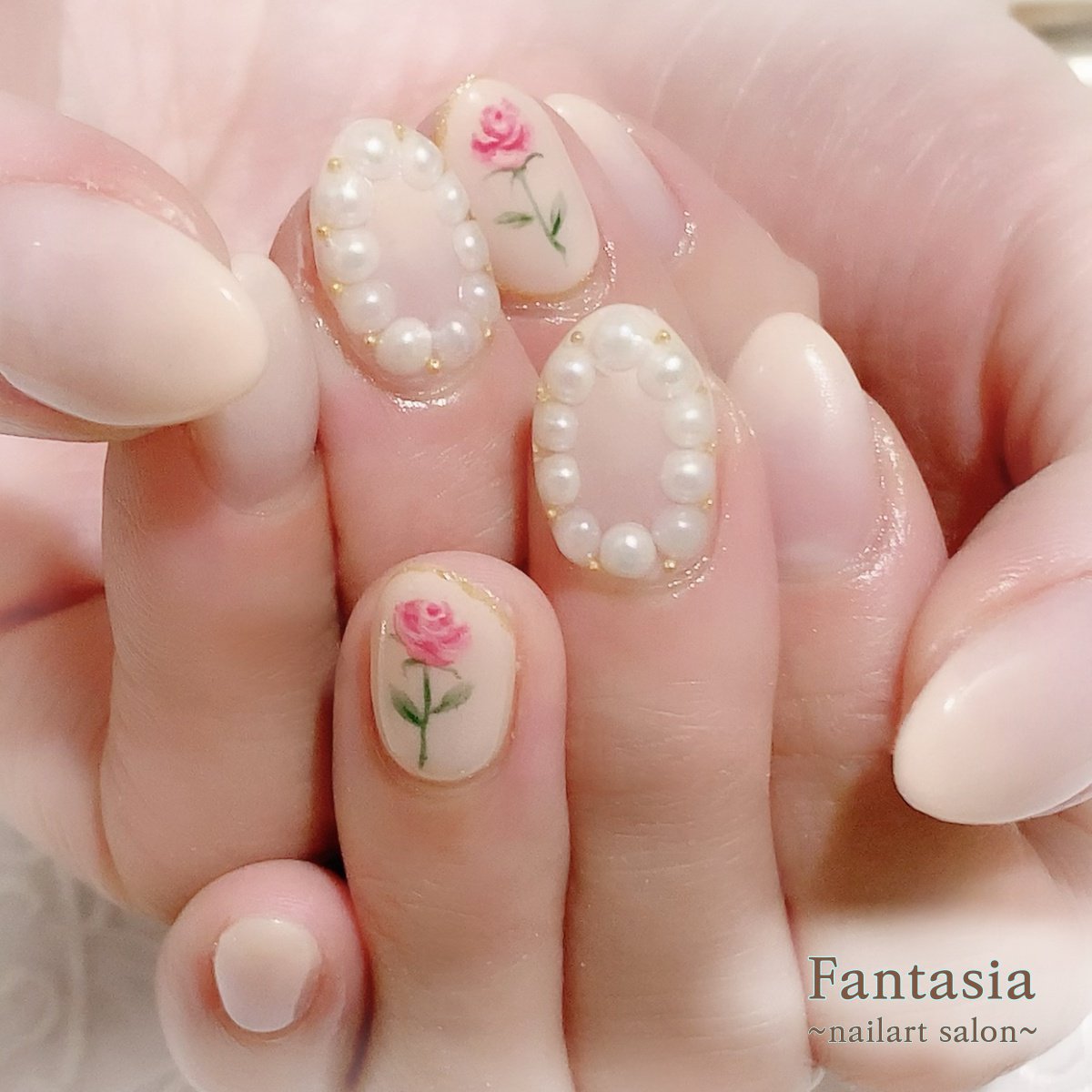 春 夏 オールシーズン オフィス ハンド Fantasia Nailartsalonのネイルデザイン No ネイルブック