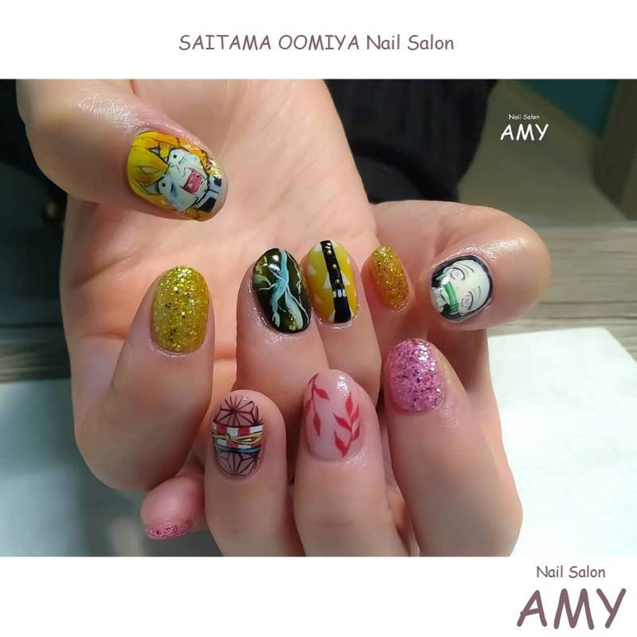 オールシーズン ハロウィン パーティー ハンド 痛ネイル Nail Salon Amy 大宮店のネイルデザイン No ネイルブック