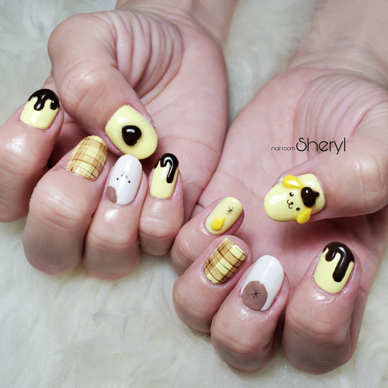 オールシーズン ハンド チェック ハート 痛ネイル Yuriのネイルデザイン No ネイルブック