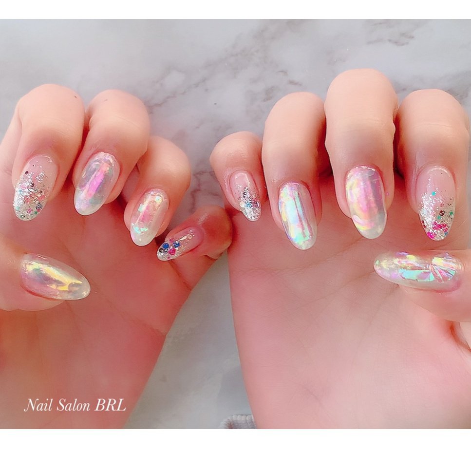 春 夏 海 女子会 ハンド Nail Salon Brl ネイルサロン ベリル のネイルデザイン No ネイルブック