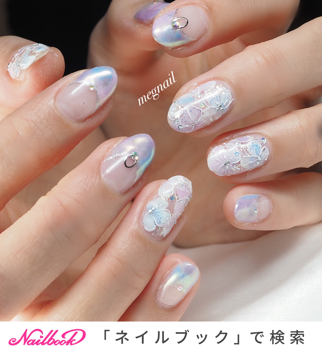 夏 ブライダル デート 女子会 ハンド Megnailのネイルデザイン No ネイルブック