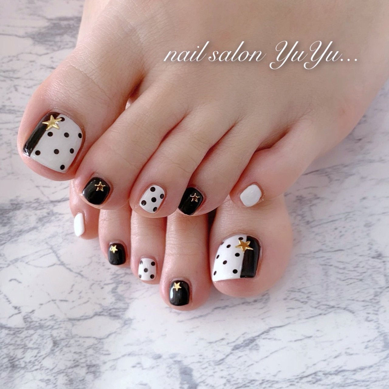 春 夏 オールシーズン フット シンプル Nail Salon Yuyuのネイルデザイン No ネイルブック