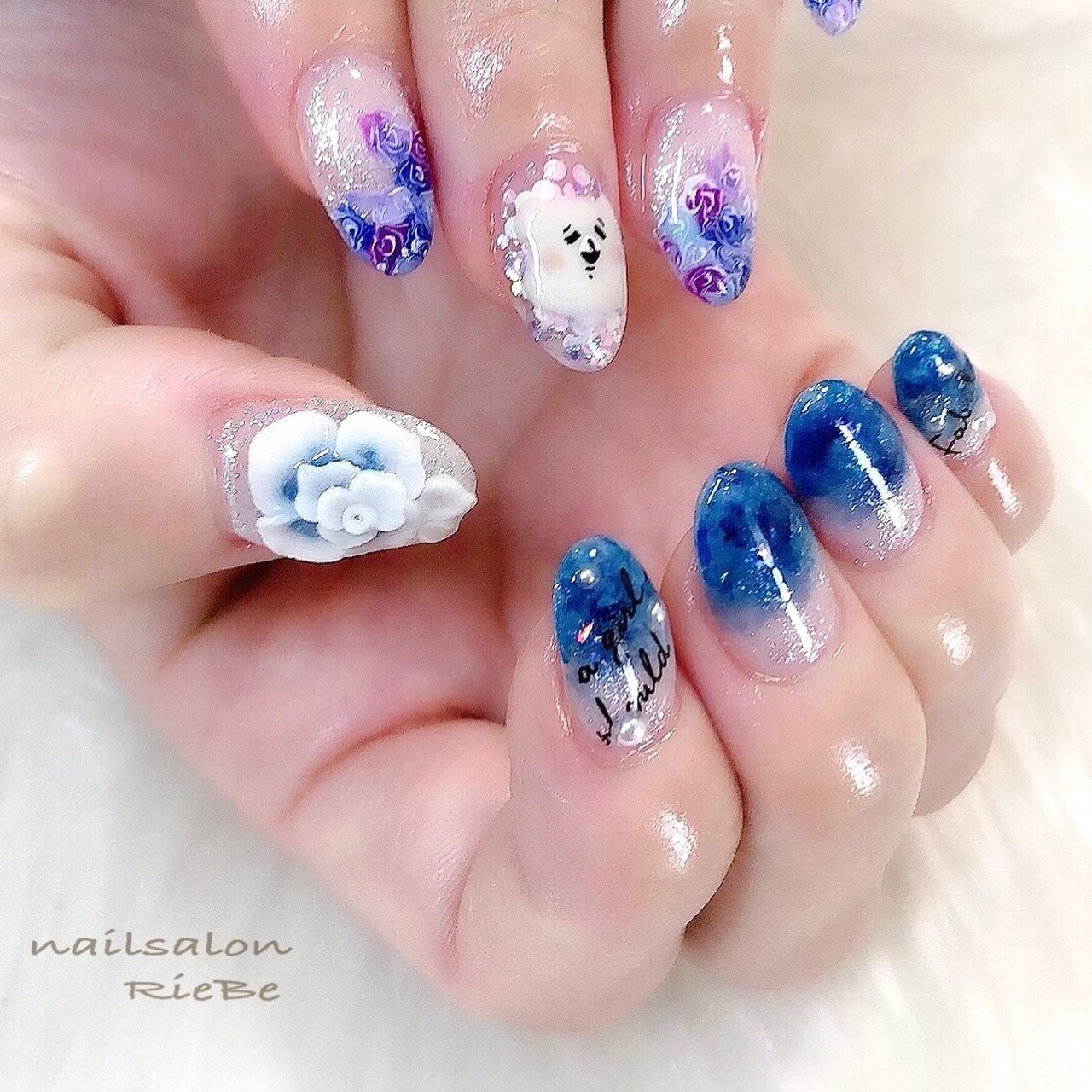 春 夏 浴衣 女子会 ハンド Nail Salon Riebe リーヴェ のネイルデザイン No ネイルブック