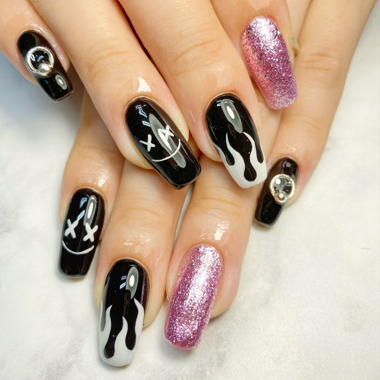 オールシーズン 海 リゾート ライブ ハンド Nail Salon U Naのネイルデザイン No ネイルブック