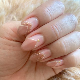 逆三角フレンチ のネイルデザイン ネイルブック