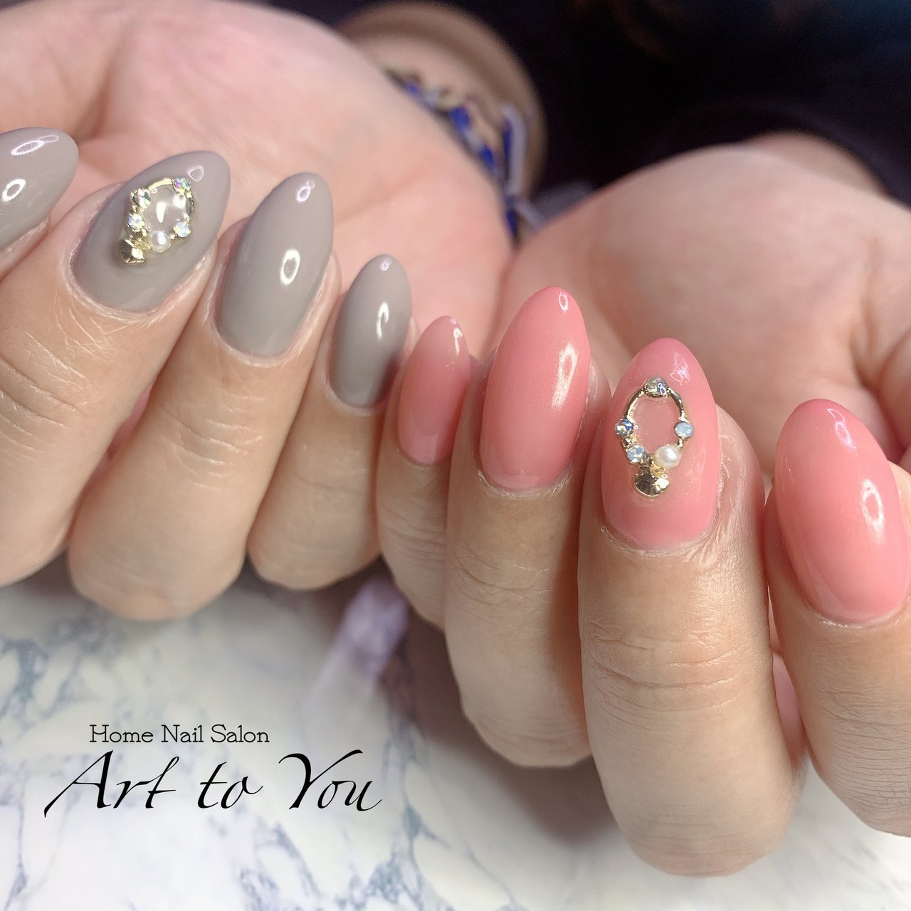 オールシーズン ハンド シンプル ワンカラー ミディアム Homenailsalon Arttoyou のネイルデザイン No ネイルブック