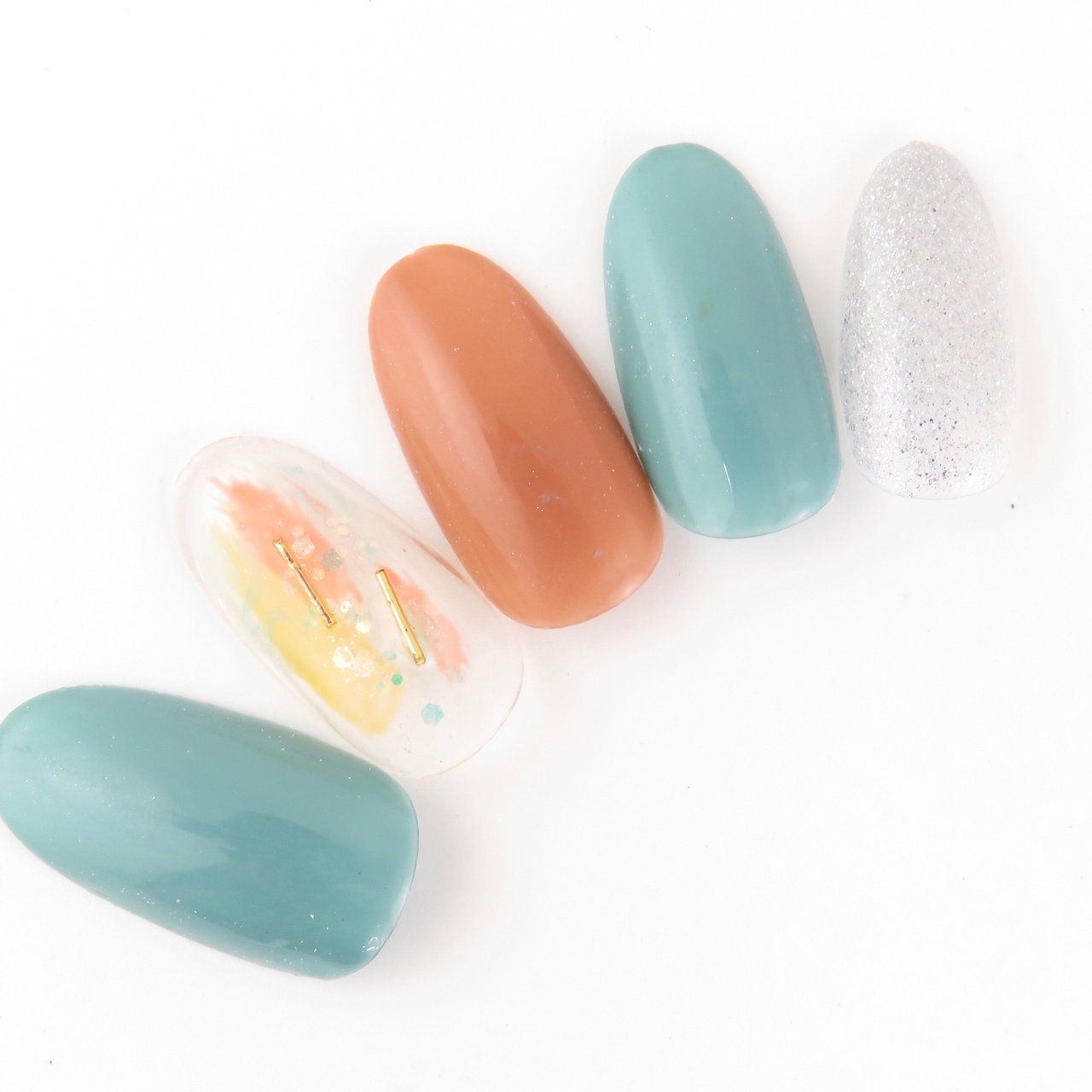 夏 オールシーズン オフィス ハンド ワンカラー Raku Color Gelのネイルデザイン No ネイルブック