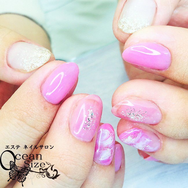 オフィス パーティー デート 女子会 ラメ ネイリスト 宮森貴子のネイルデザイン No ネイルブック