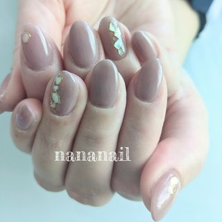 冬 パープル グレーのネイルデザイン ネイルブック