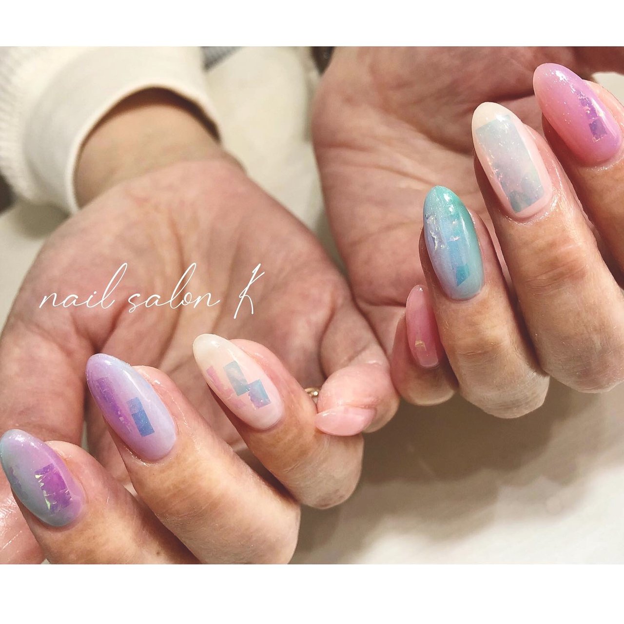 春 夏 デート 女子会 ハンド Keikoのネイルデザイン No ネイルブック