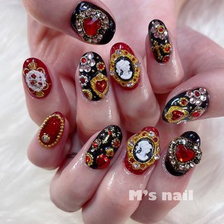 人気順｜#カメオネイルのネイルデザイン｜ネイルブック 