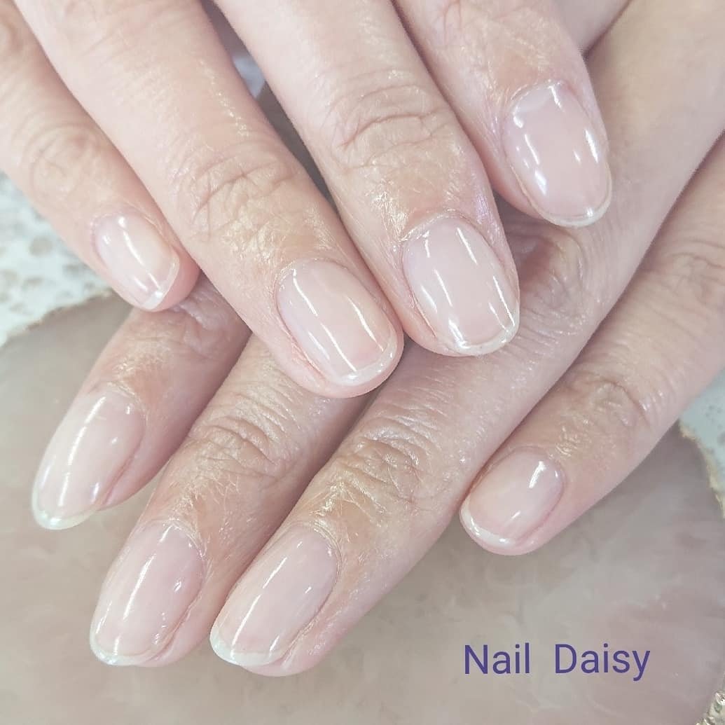 オールシーズン ハンド シンプル ショート クリア Naildaisyのネイルデザイン No ネイルブック