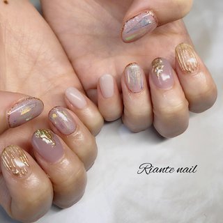 ラベンダーグレージュのネイルデザイン ネイルブック