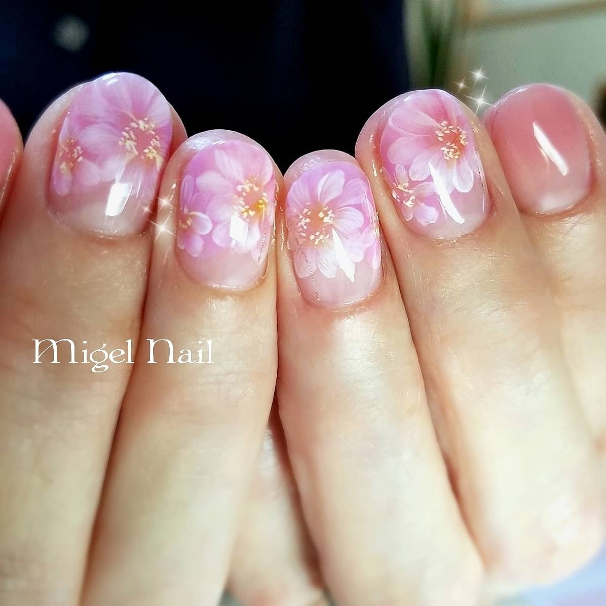 リゾート オフィス ブライダル パーティー シンプル Migel Nailのネイルデザイン No ネイルブック