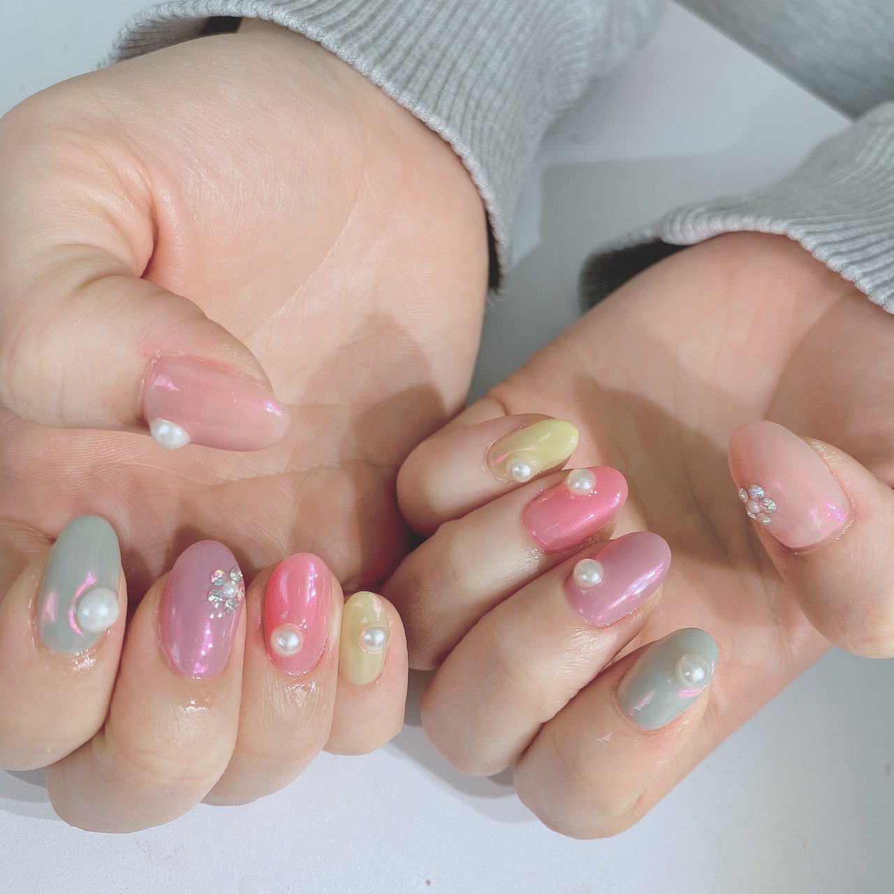 春 ハンド Asamiのネイルデザイン No ネイルブック