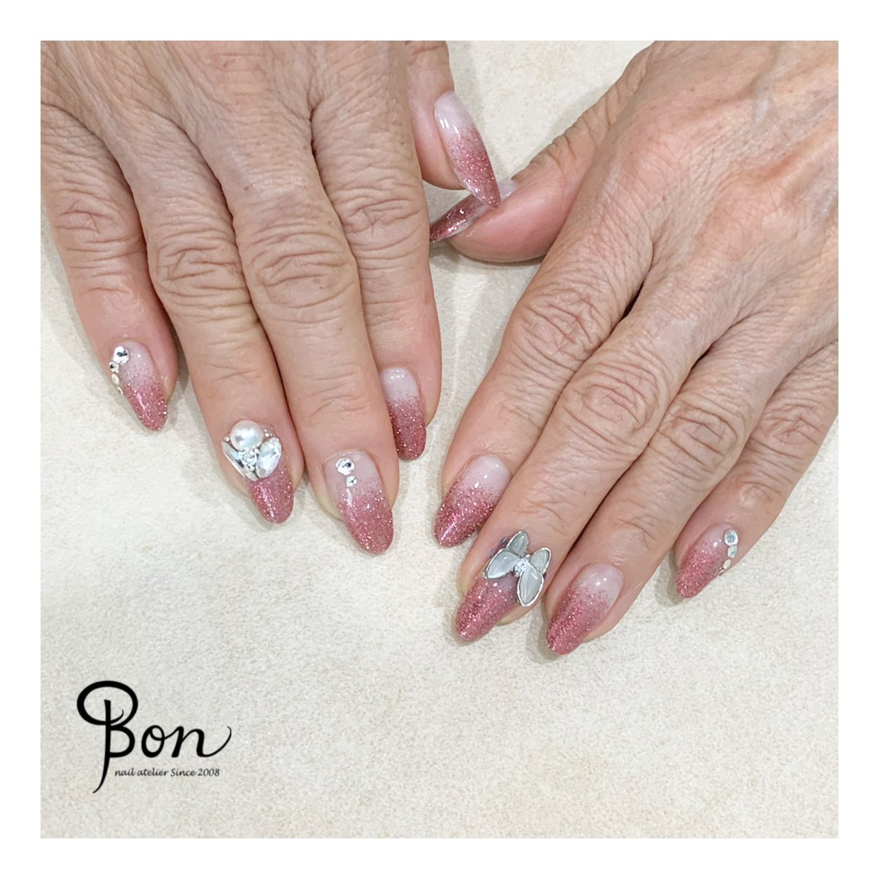 ブライダル パーティー デート 女子会 ハンド Atelierbonのネイルデザイン No ネイルブック