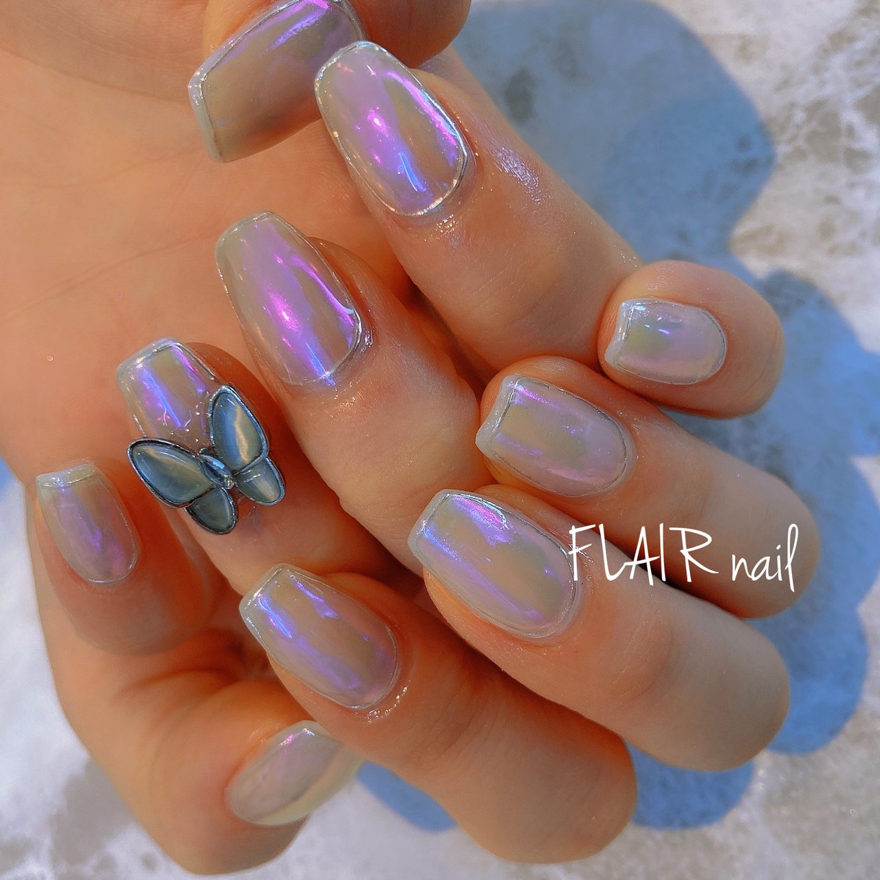 春 夏 ハンド シンプル ワンカラー Flair Nail ニュアンス 手描きアートのネイルデザイン No ネイルブック