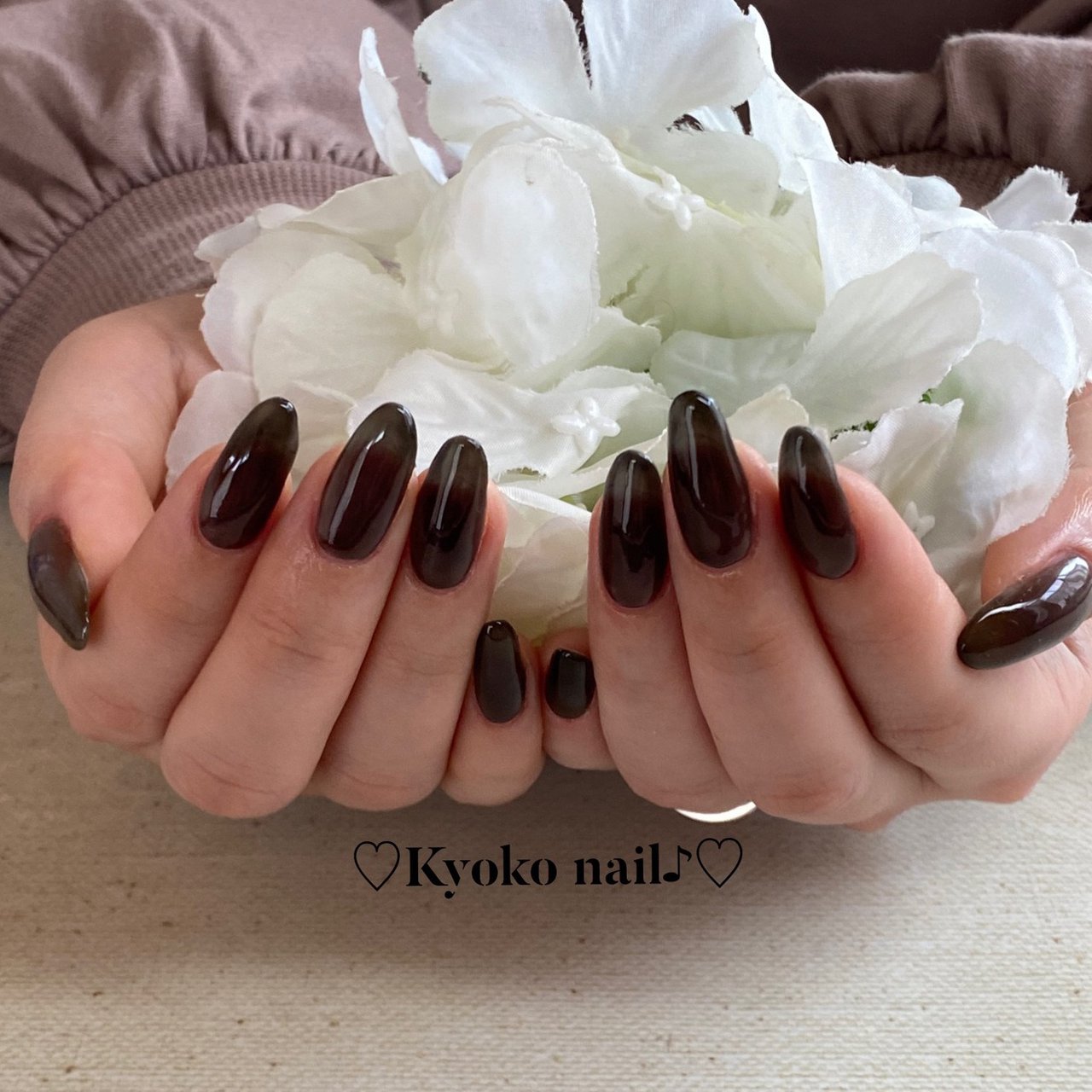 オールシーズン ハンド シンプル ワンカラー ロング Kyoko Nailのネイルデザイン No ネイルブック