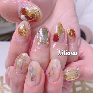 氷ネイルやり方のネイルデザイン ネイルブック