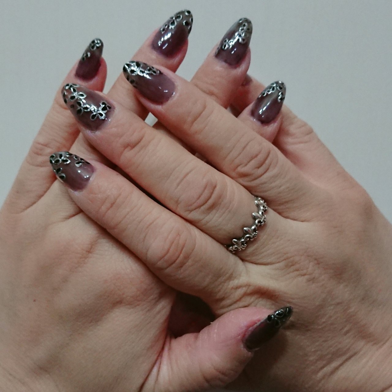 春 夏 ハンド フラワー シースルー くみのネイルデザイン No ネイルブック