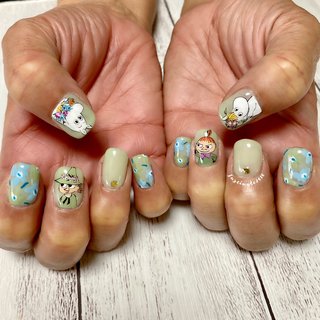 お客様 ムーミンネイルのネイルデザイン ネイルブック