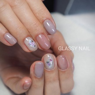 紫陽花ネイル21のネイルデザイン ネイルブック