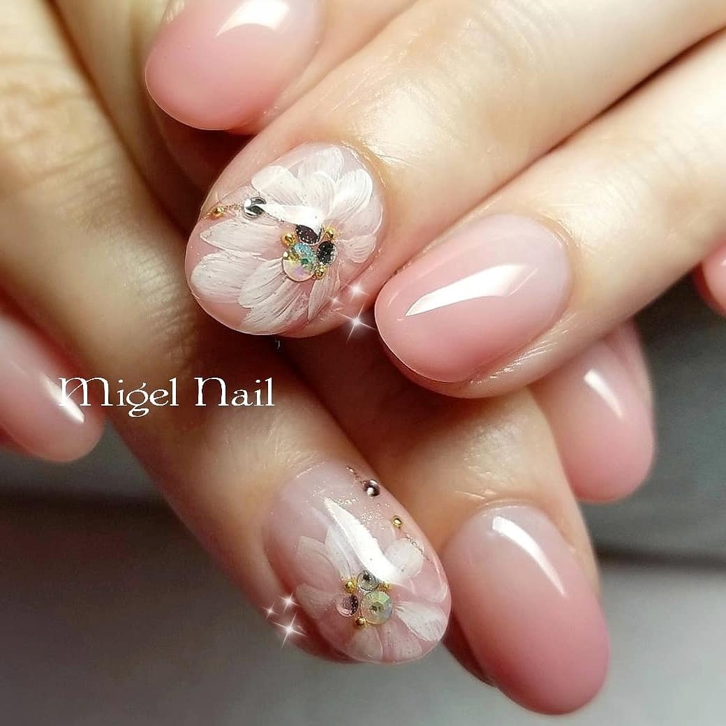 リゾート オフィス ブライダル パーティー ハンド Migel Nailのネイルデザイン No 632 ネイルブック