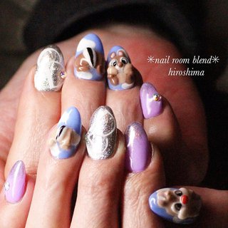 チップとデールネイルのネイルデザイン(2ページ目)｜ネイルブック