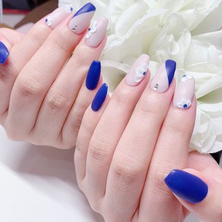 ロイヤルブルーのネイルデザイン 2ページ目 ネイルブック