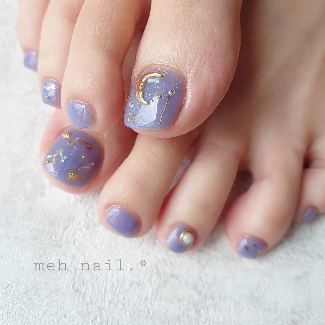 春 夏 海 女子会 フット Meh Nail のネイルデザイン No ネイルブック