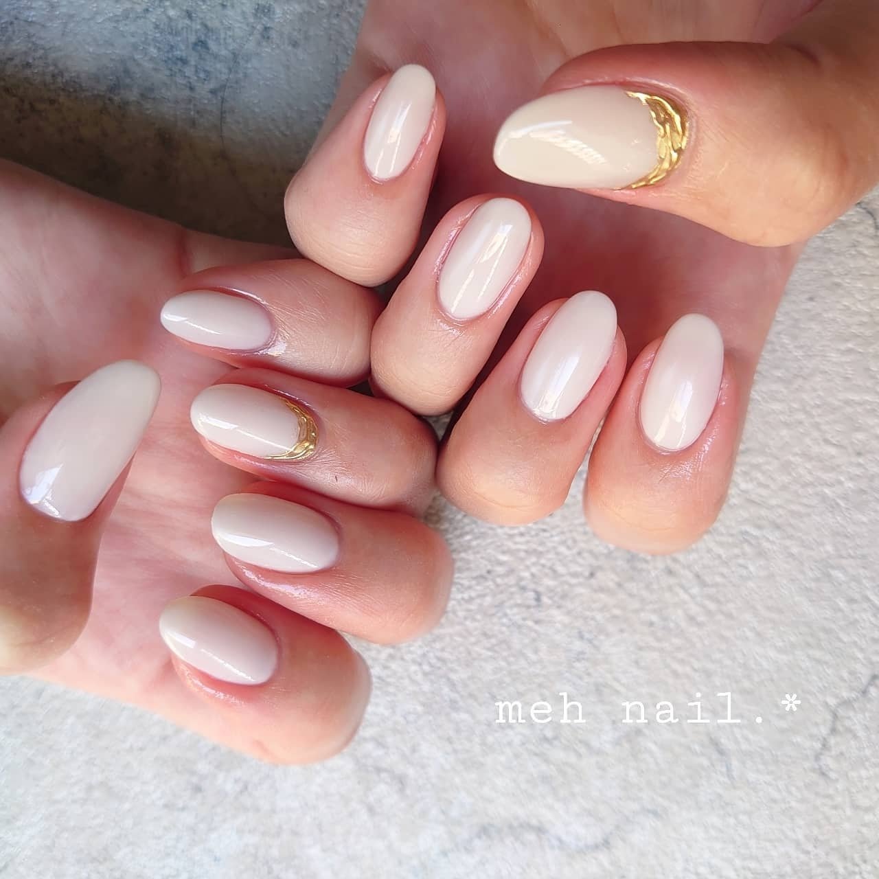 オールシーズン ブライダル パーティー デート ハンド Meh Nail のネイルデザイン No ネイルブック