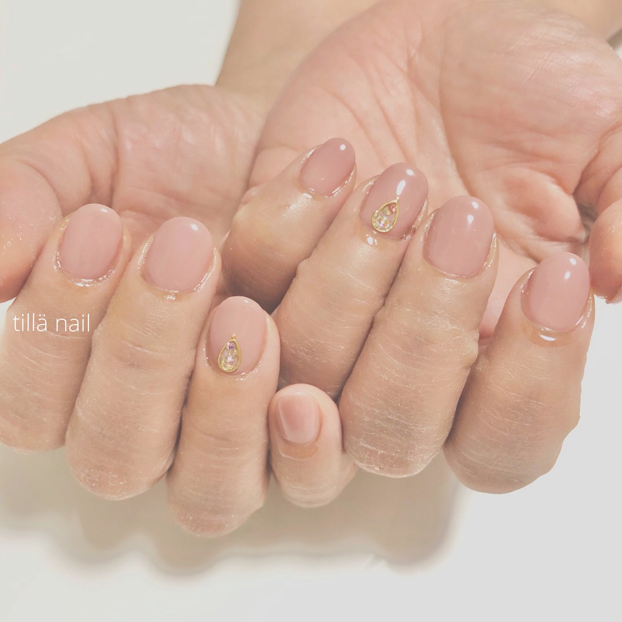 オールシーズン オフィス ブライダル シンプル ワンカラー Tilla Nail ティラネイル のネイルデザイン No ネイル ブック