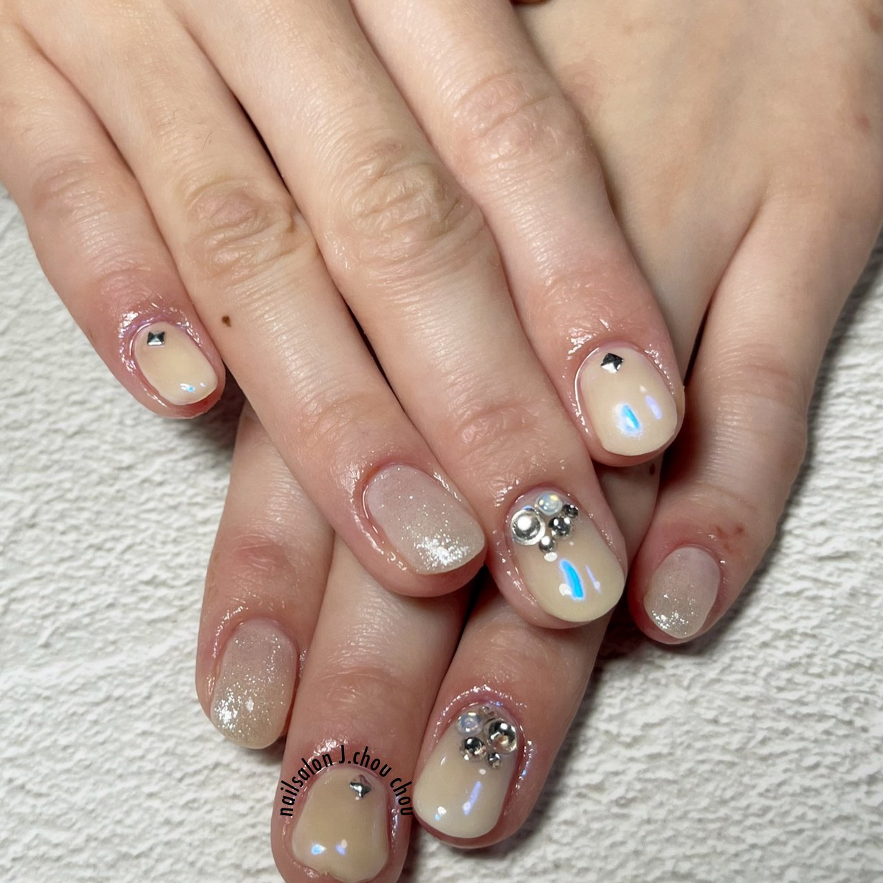 オールシーズン ブライダル パーティー デート ハンド J Chou Chou Nailのネイルデザイン No ネイルブック