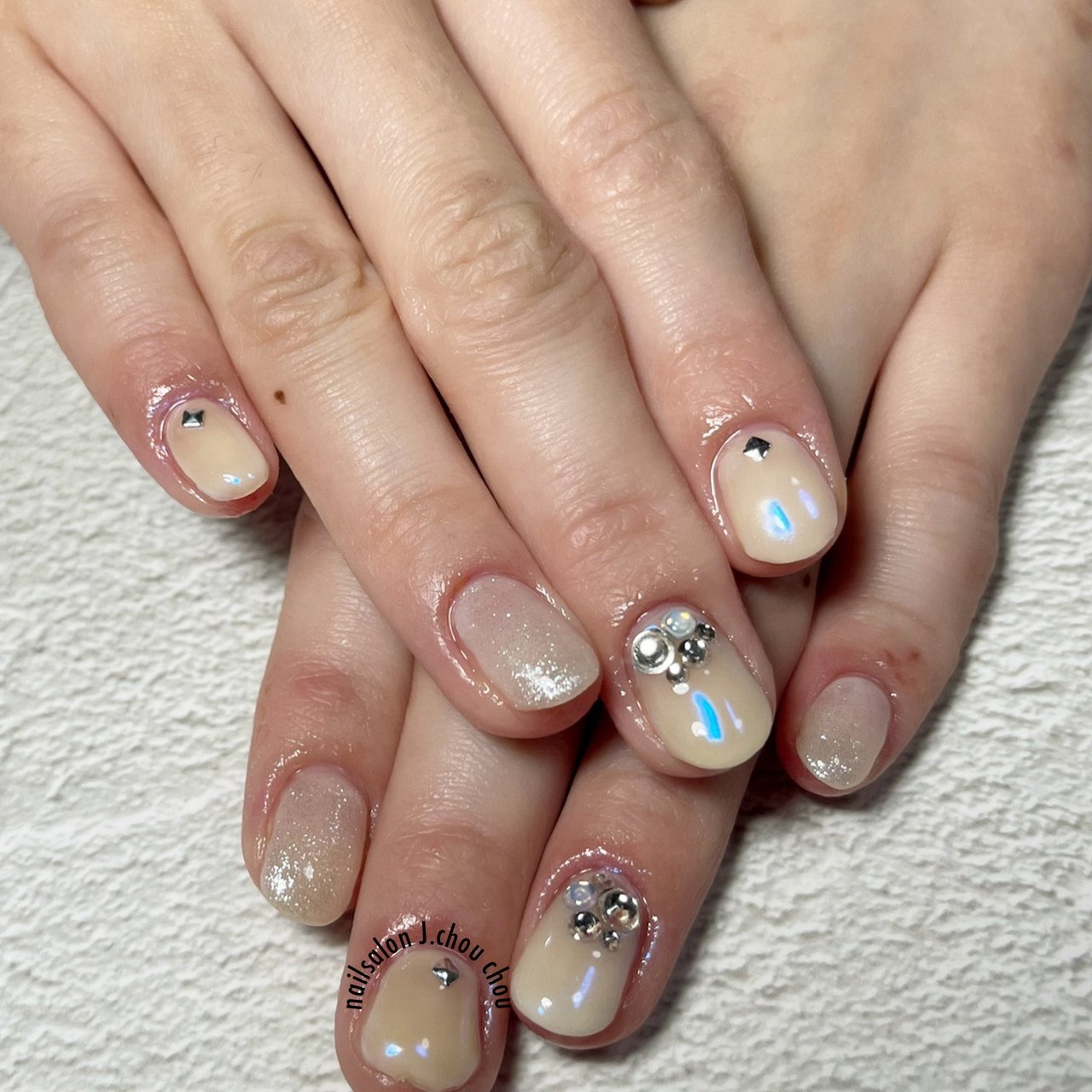 オールシーズン ブライダル パーティー デート ハンド J Chou Chou Nailのネイルデザイン No ネイルブック