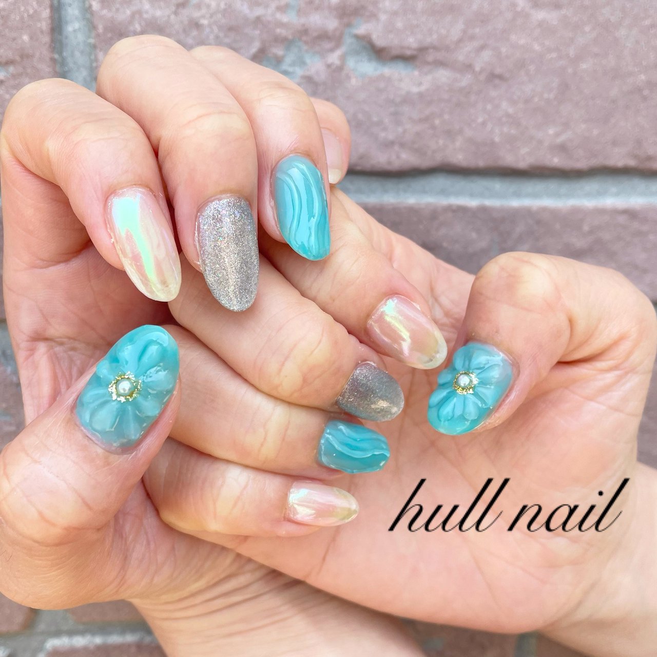 春 ハンド フラワー 3d マグネット Hull Nailのネイルデザイン No ネイルブック