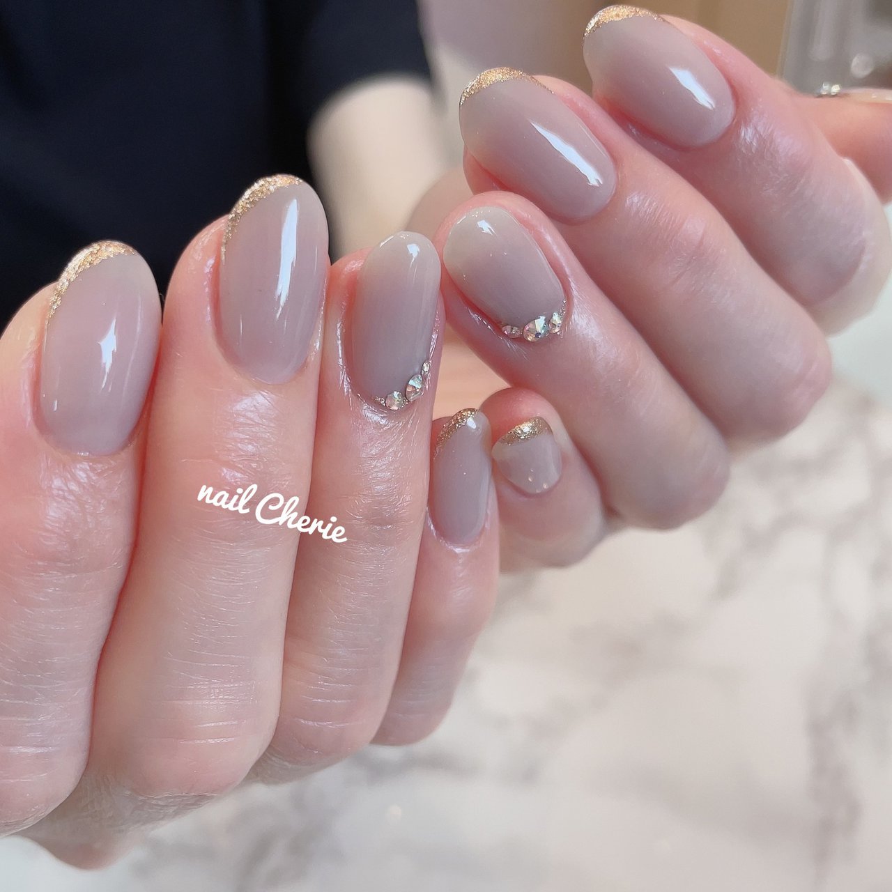 オールシーズン オフィス デート 女子会 ハンド Nailcherieのネイルデザイン No ネイルブック