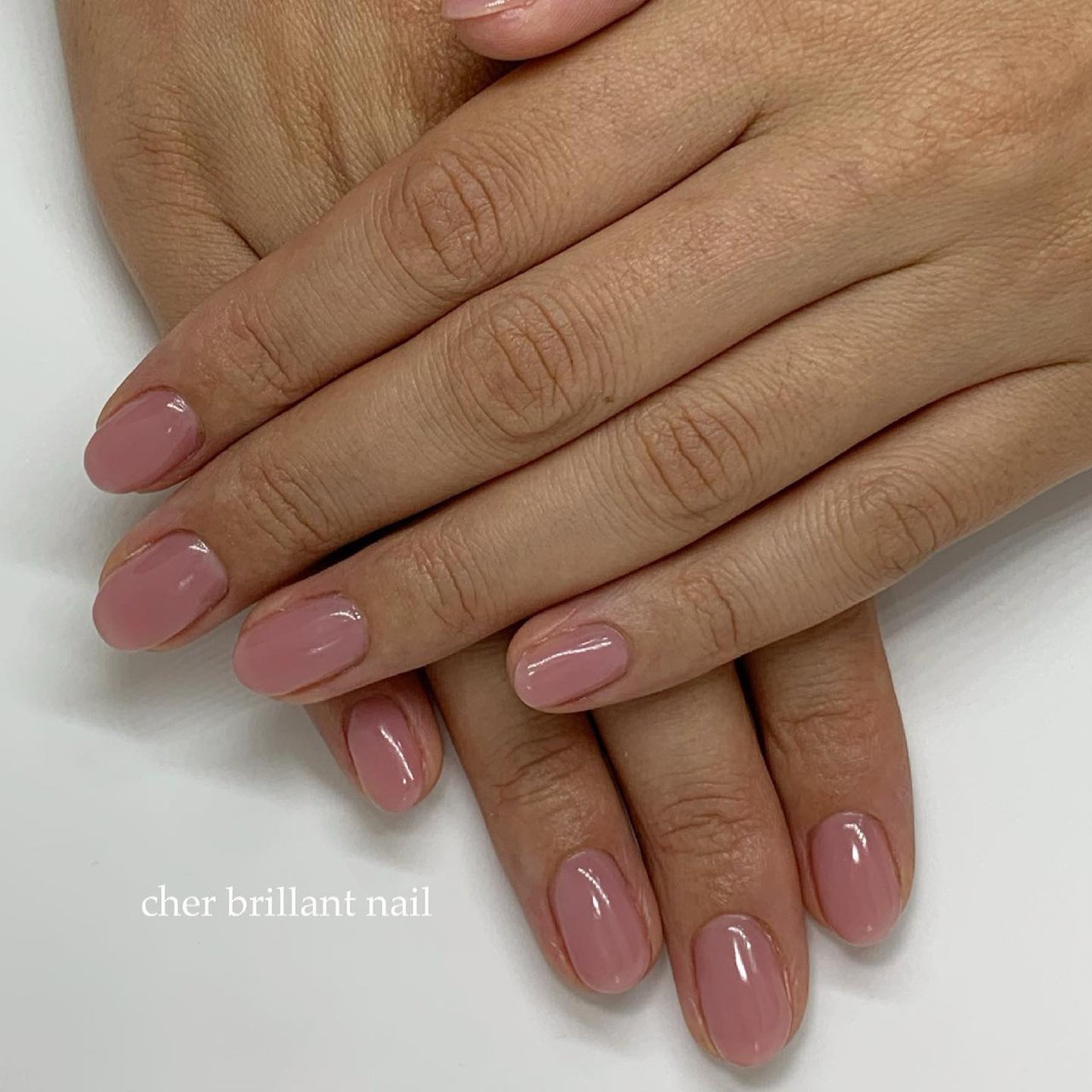 オールシーズン オフィス ワンカラー ジェル お客様 Cher Brillant Nailのネイルデザイン No ネイルブック