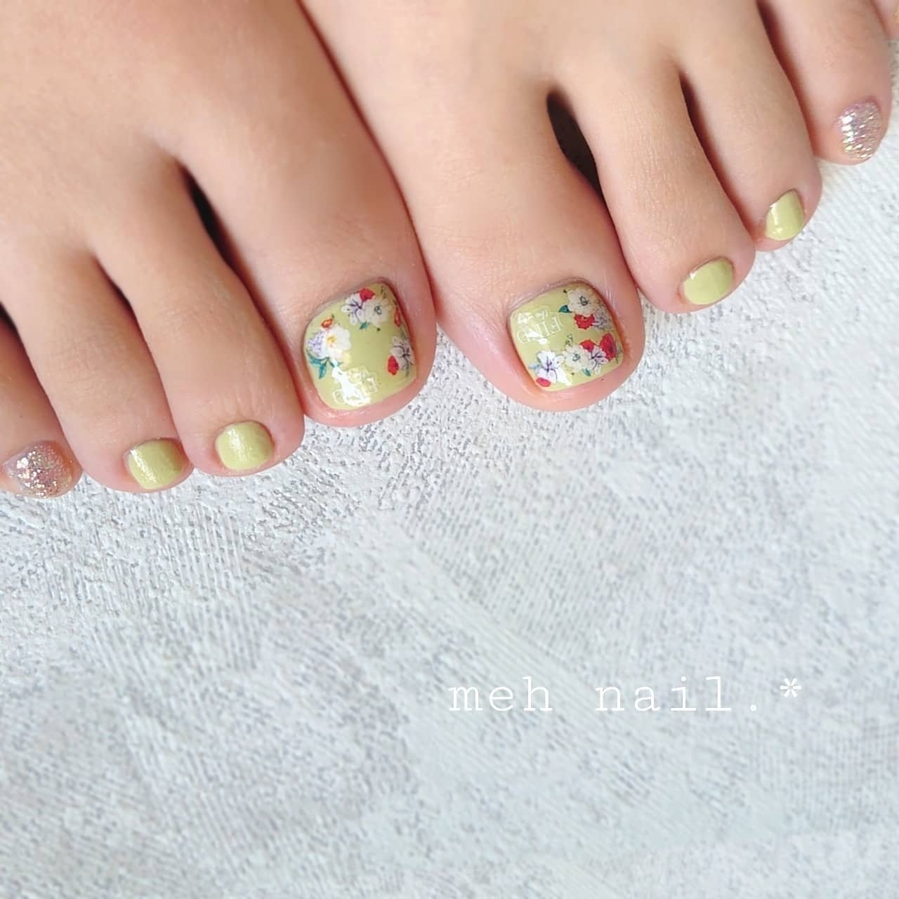 オールシーズン リゾート デート 女子会 フット Meh Nail のネイルデザイン No ネイルブック