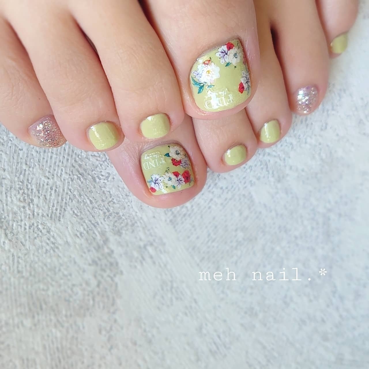 オールシーズン リゾート デート 女子会 フット Meh Nail のネイルデザイン No ネイルブック
