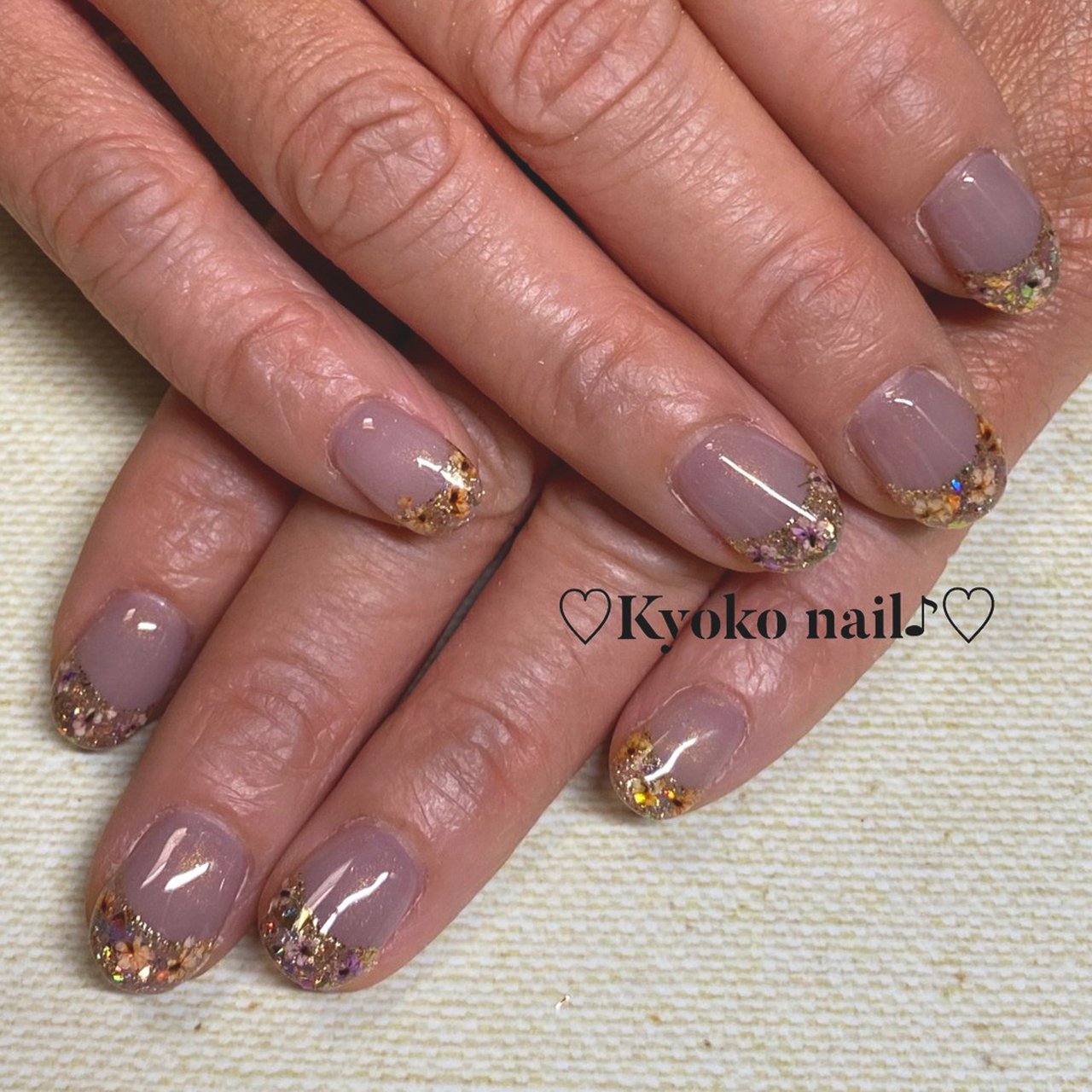 オールシーズン ブライダル パーティー ハンド フレンチ Kyoko Nailのネイルデザイン No ネイルブック